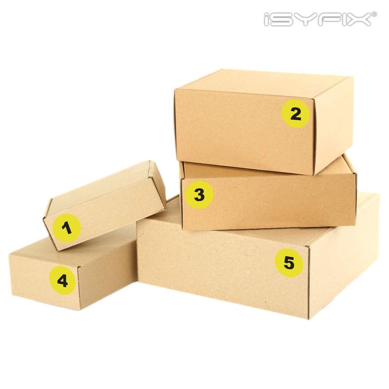 iSYFIX Yellow Consecutive Number Stickers â€“ 1 to 50, 2-inch, 1 Set â€“ Vinyl Self Adhesive Premium Decal, Ideal for Inventory, Storage, Organizing, Boxes, Bins, Toolbox, Lockers & More, Indoor/Outdoor - Image 4
